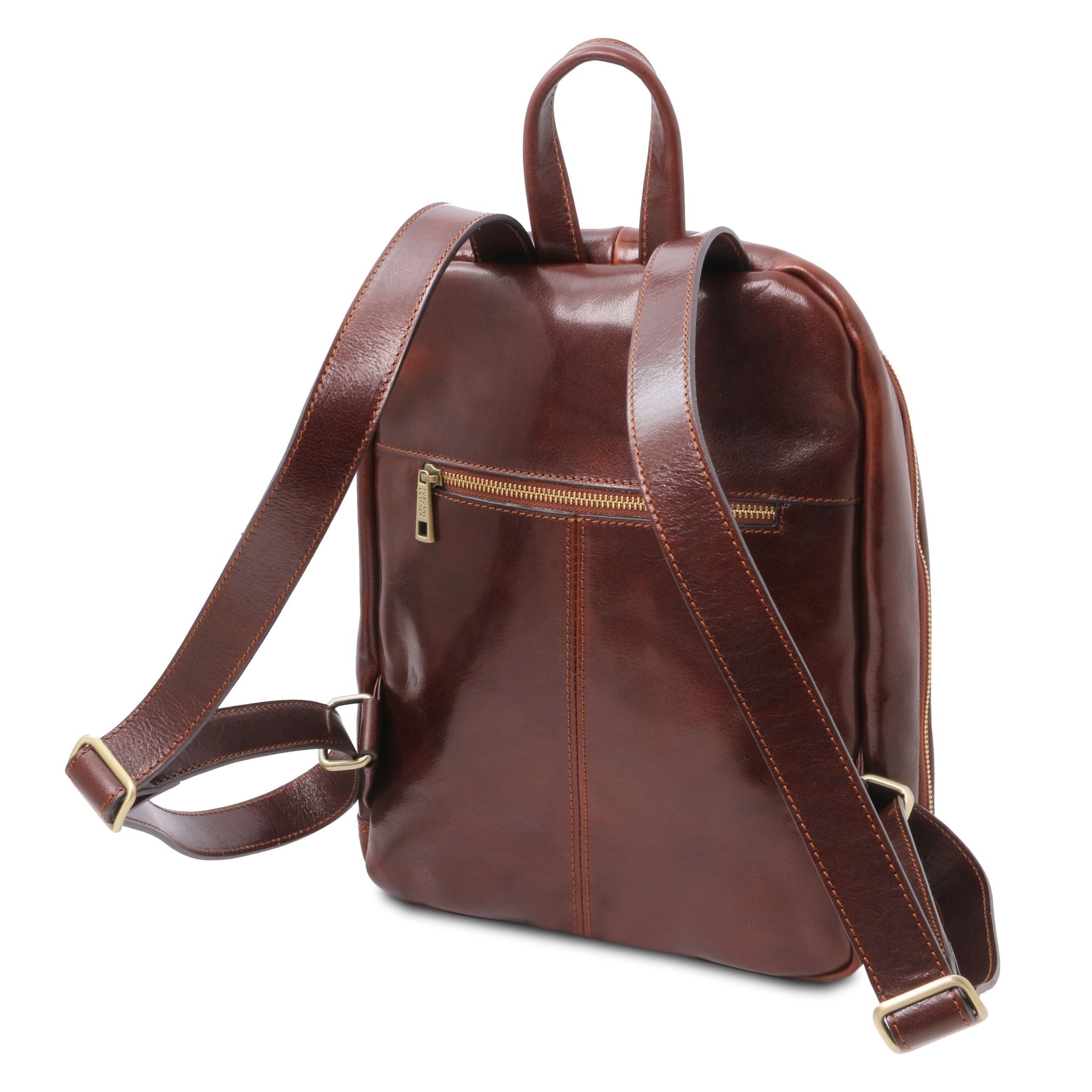 Perth Two Compartments Leather Backpack - L'Atelier Global