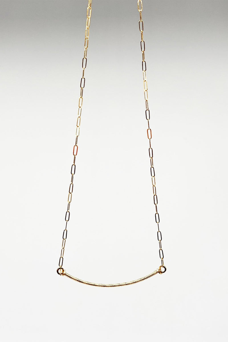 Signature Wrap U Necklace in Gold - L'Atelier Global