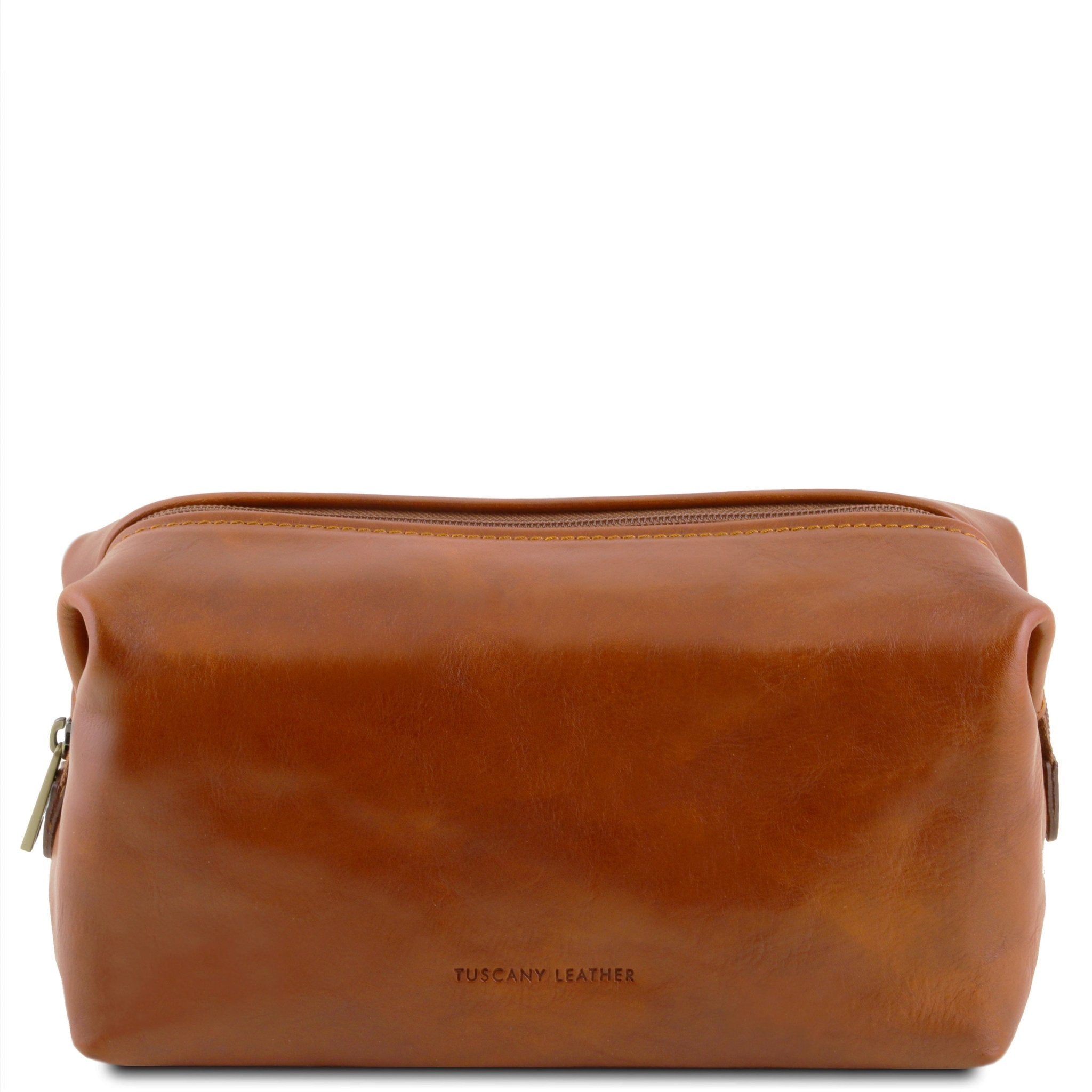 Smarty Leather Italian Toilet Bag - Small Size - L'Atelier Global