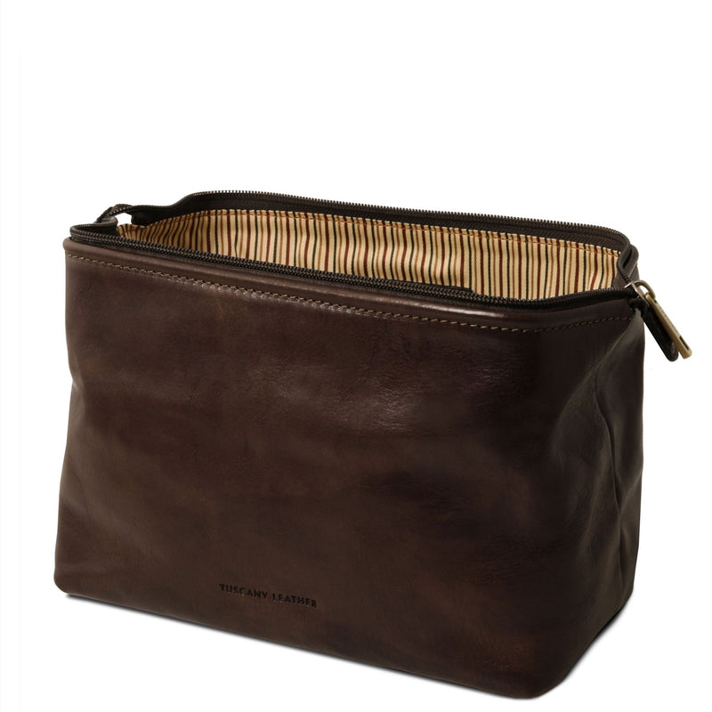 Smarty Leather Toilet Bag - Small Size - L'Atelier Global
