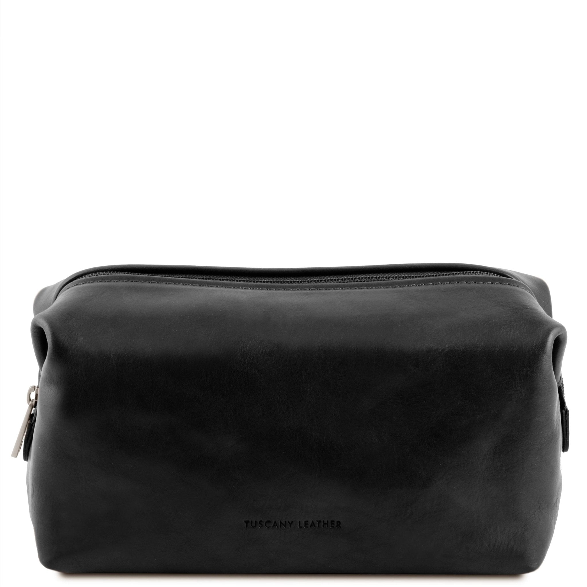 Smarty Leather Italian Toilet Bag - Small Size - L'Atelier Global