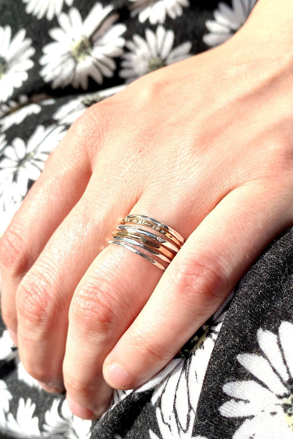 Textured Stacking Rings - L'Atelier Global