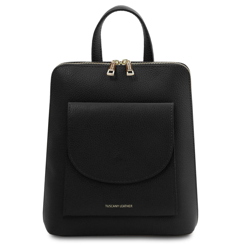 TL Bag Small Leather Backpack - L'Atelier Global