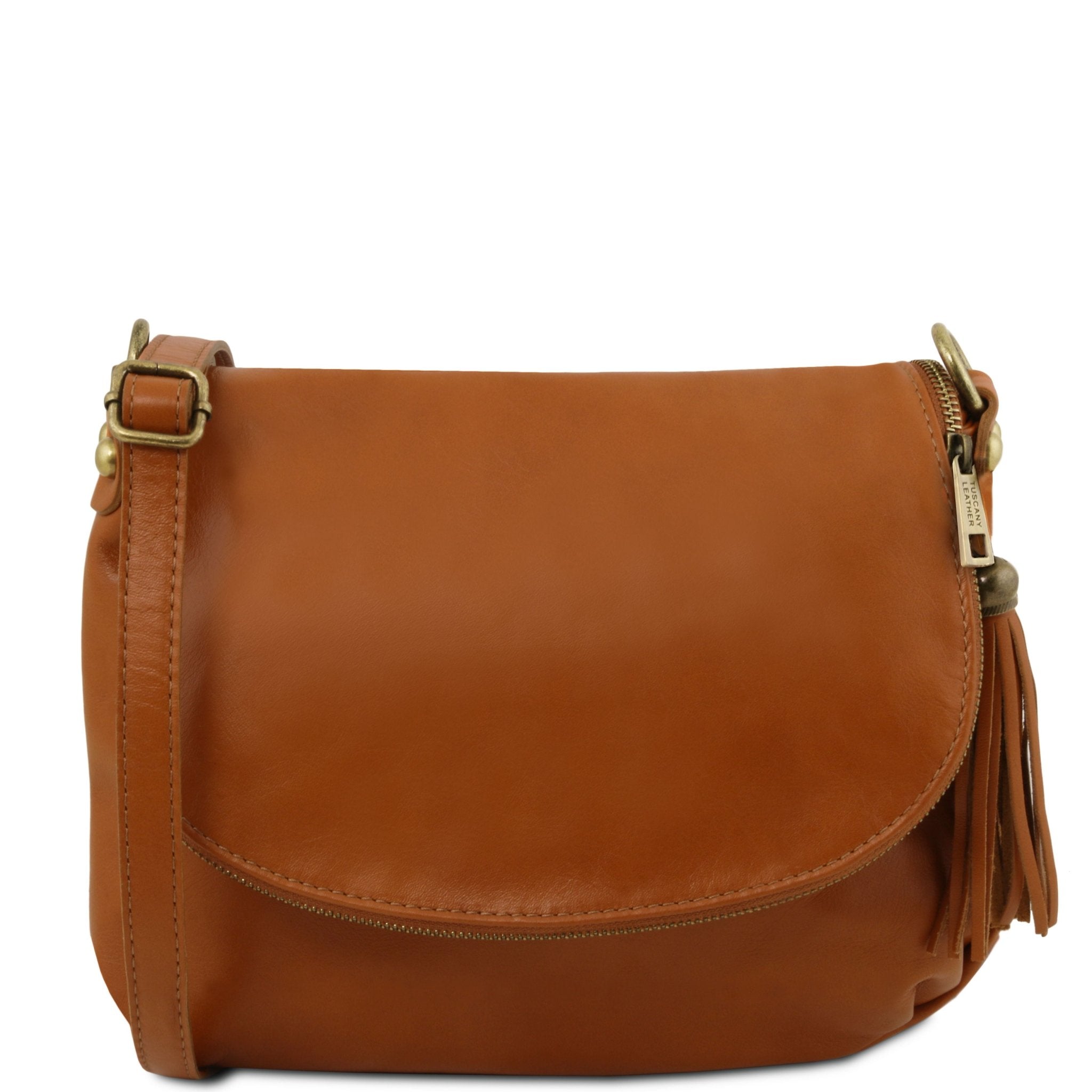 TL Bag Soft Leather Shoulder Bag with Tassel Detail - Small Size - L'Atelier Global