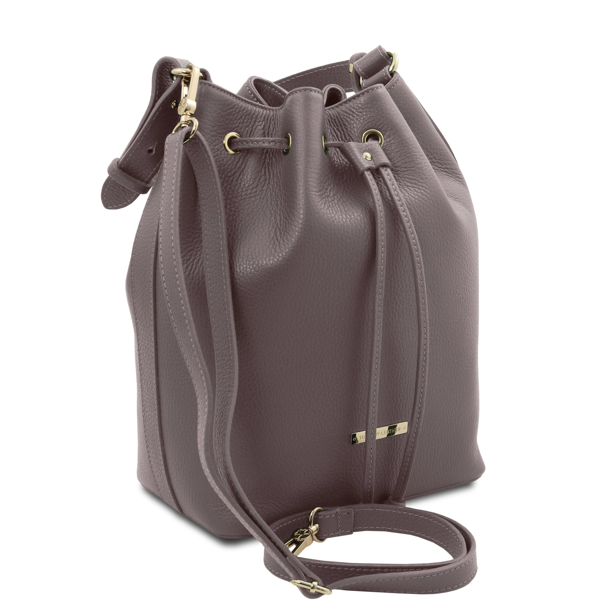 TL Italian Vegetable Tanned Leather Bucket Bag - L'Atelier Global