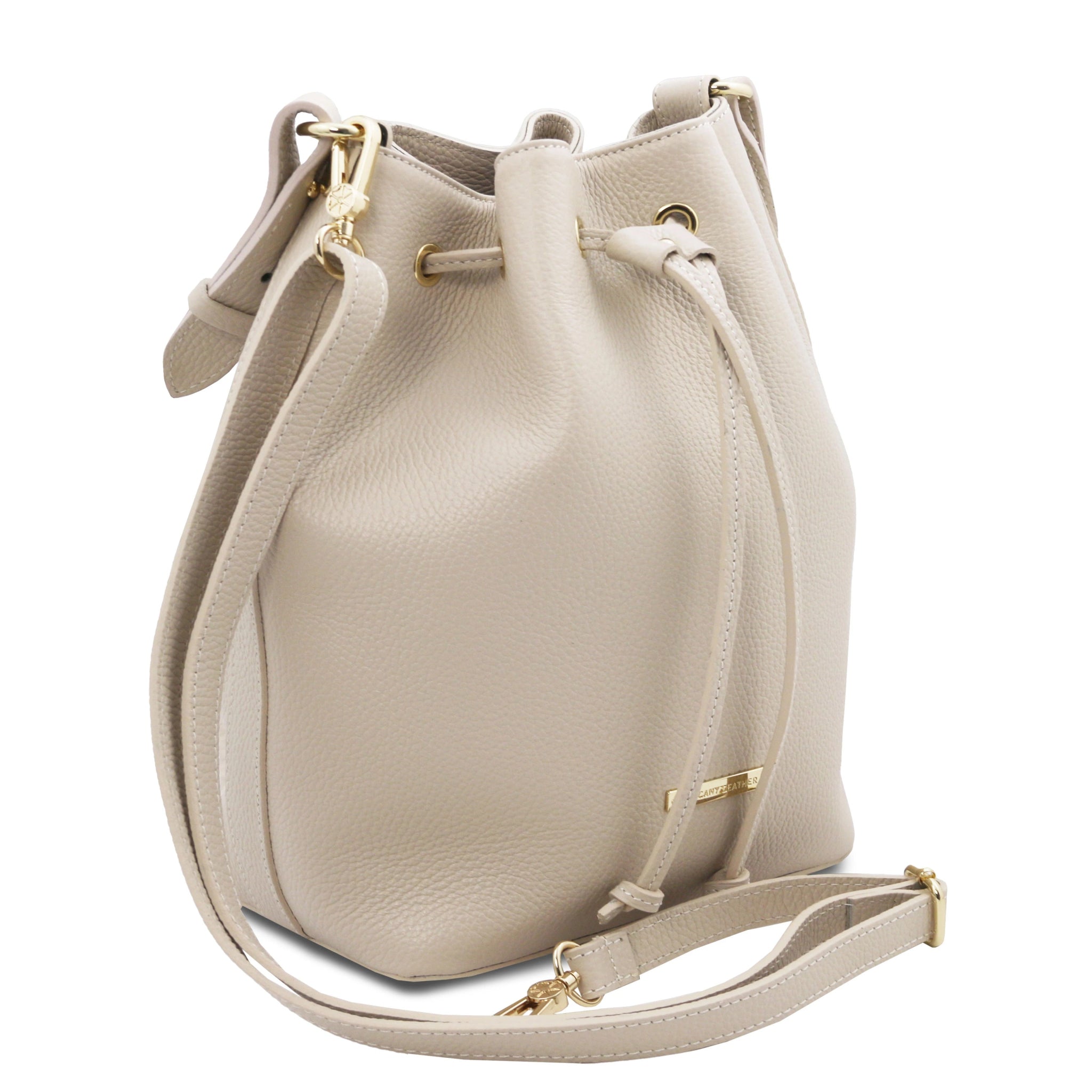 TL Italian Vegetable Tanned Leather Bucket Bag - L'Atelier Global