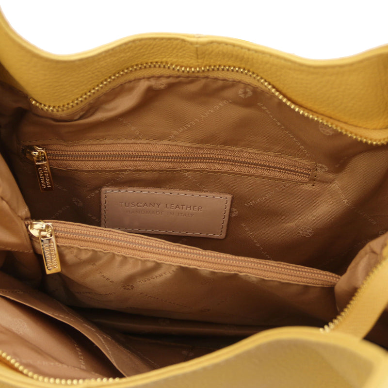 TL Keyluck Soft Italian Leather Shoulder Bag - L'Atelier Global