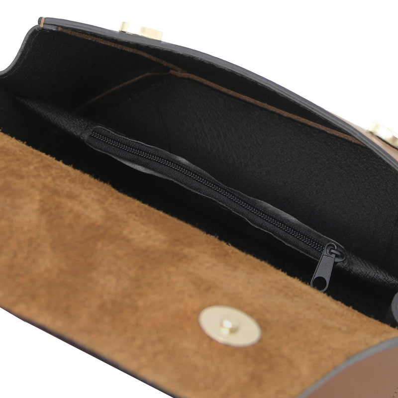 TL Leather Assymetrical Shoulder Bag - L'Atelier Global