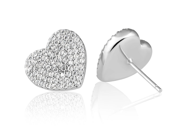 Treviso Heart to Heart Stud Earrings - L'Atelier Global
