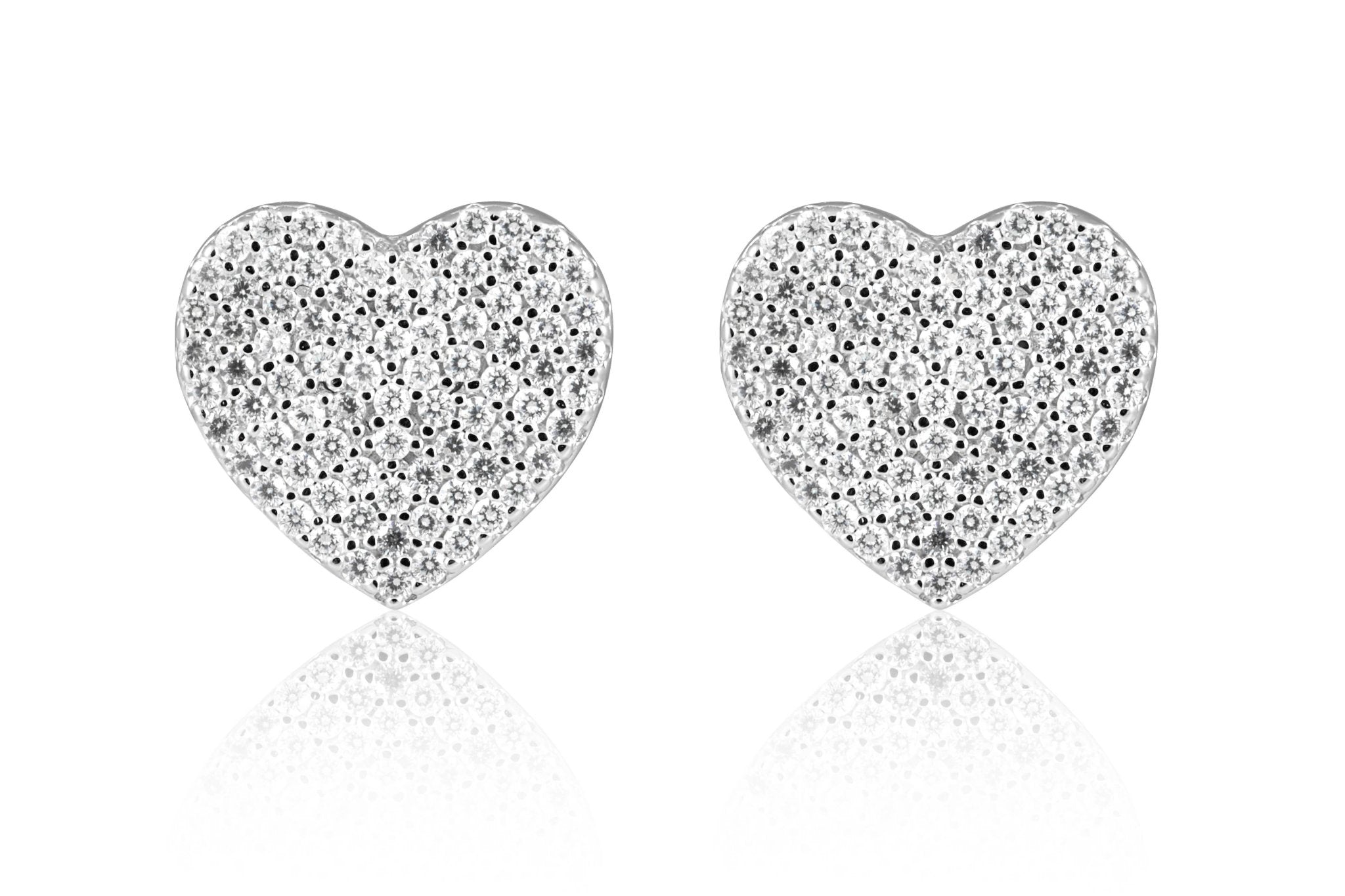 Treviso Heart to Heart Stud Earrings - L'Atelier Global