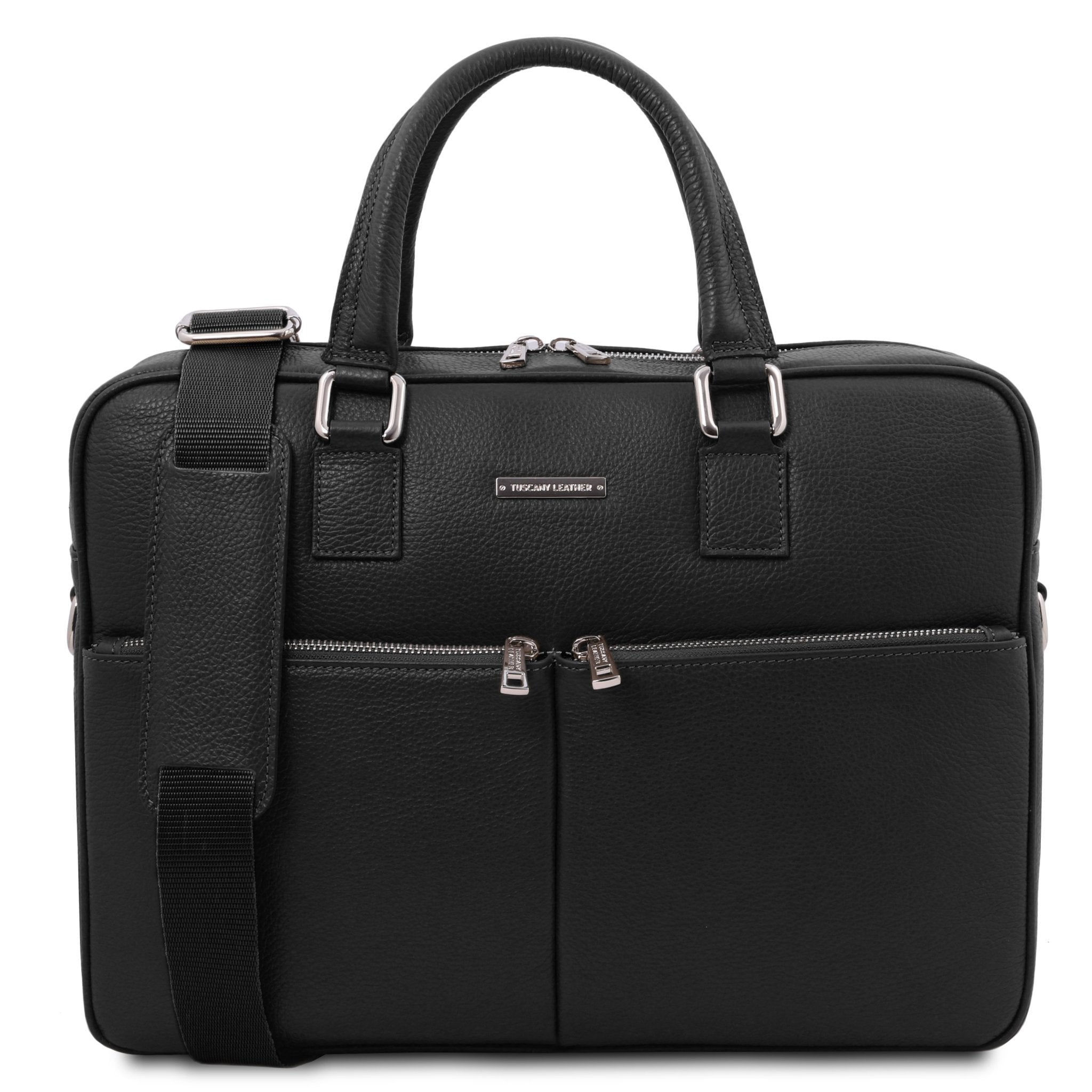 Treviso Leather Laptop Briefcase - L'Atelier Global