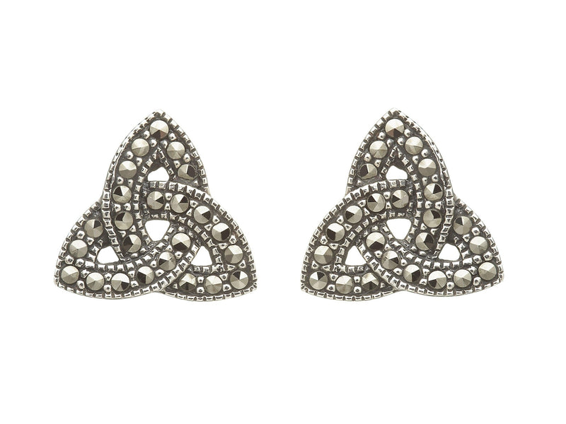 Trinity Knot Marcasite Earrings - L'Atelier Global