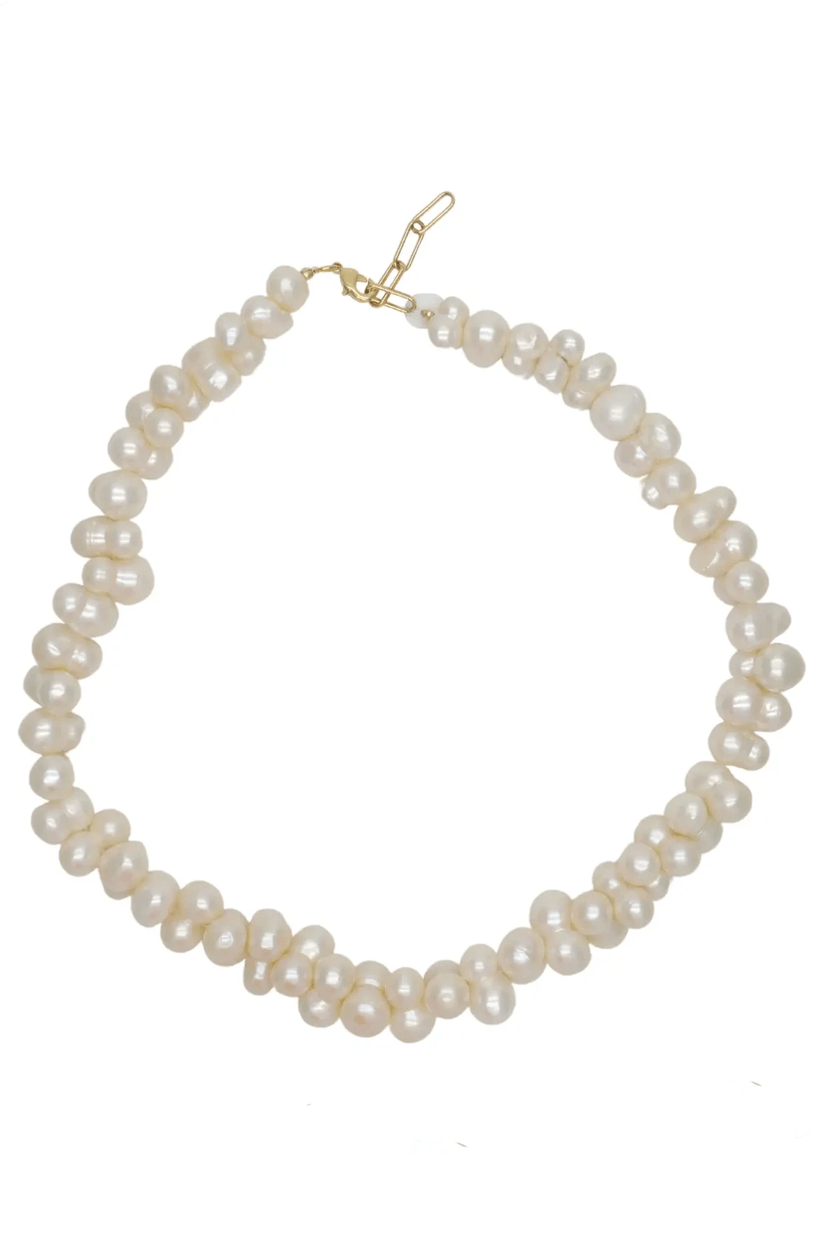 Valence Cultured Pearl Necklace on a white background