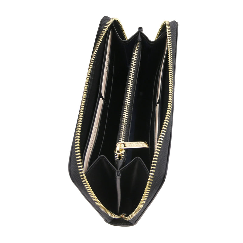 Venere Exclusive Leather Accordion Wallet with Zip Closure - L'Atelier Global
