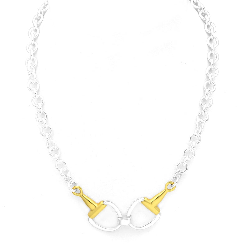 Vermeil Equestrian Yellow Gold Necklace - L'Atelier Global