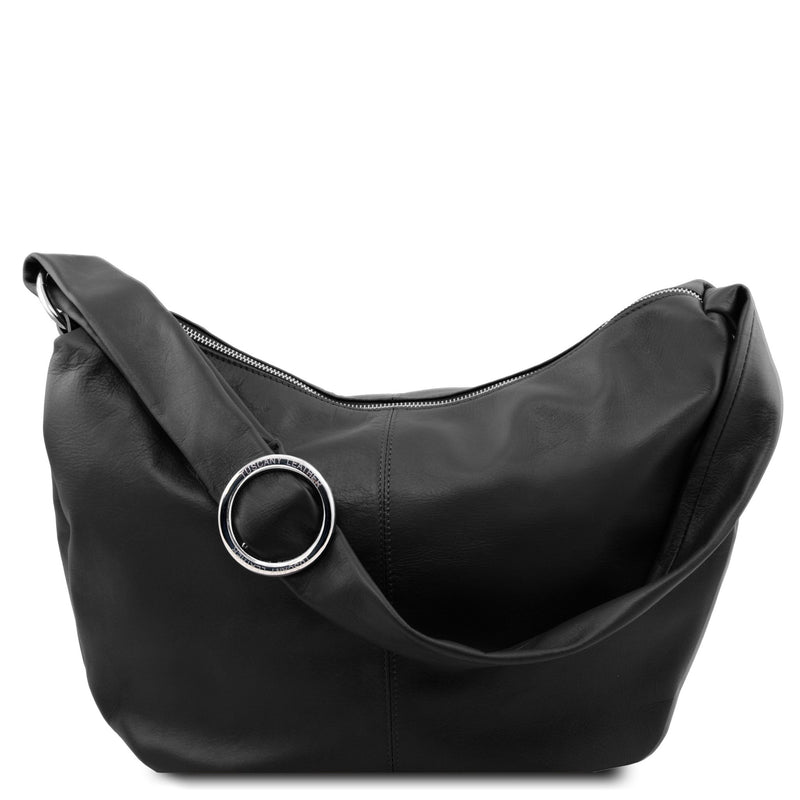 Yvette Soft Leather Hobo Bag - L'Atelier Global