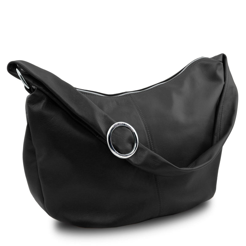 Yvette Soft Leather Hobo Bag - L'Atelier Global